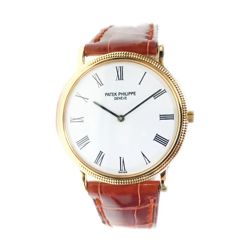 Men's Patek Philippe Watches with Pilot's Watch Design-Patek Philippe Calatrava 3520- Pre-Owned