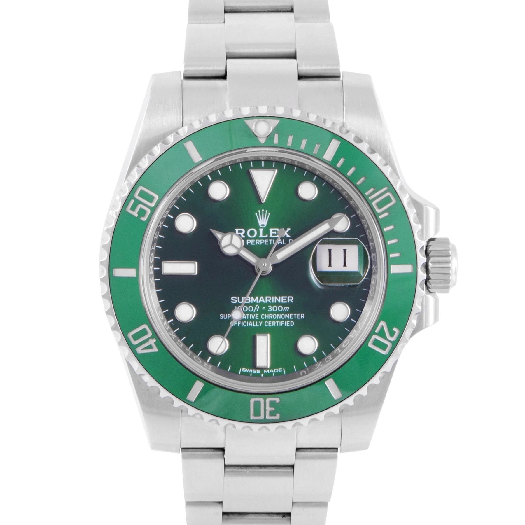 Women's Rolex Customized Style Watches-Submariner Date "Hulk"