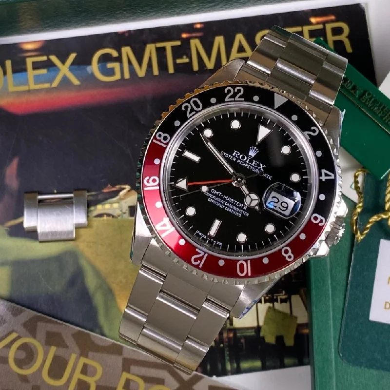 Women's Rolex Digital Design Watches-Rolex GMT Master II 16710 Coke (1990)