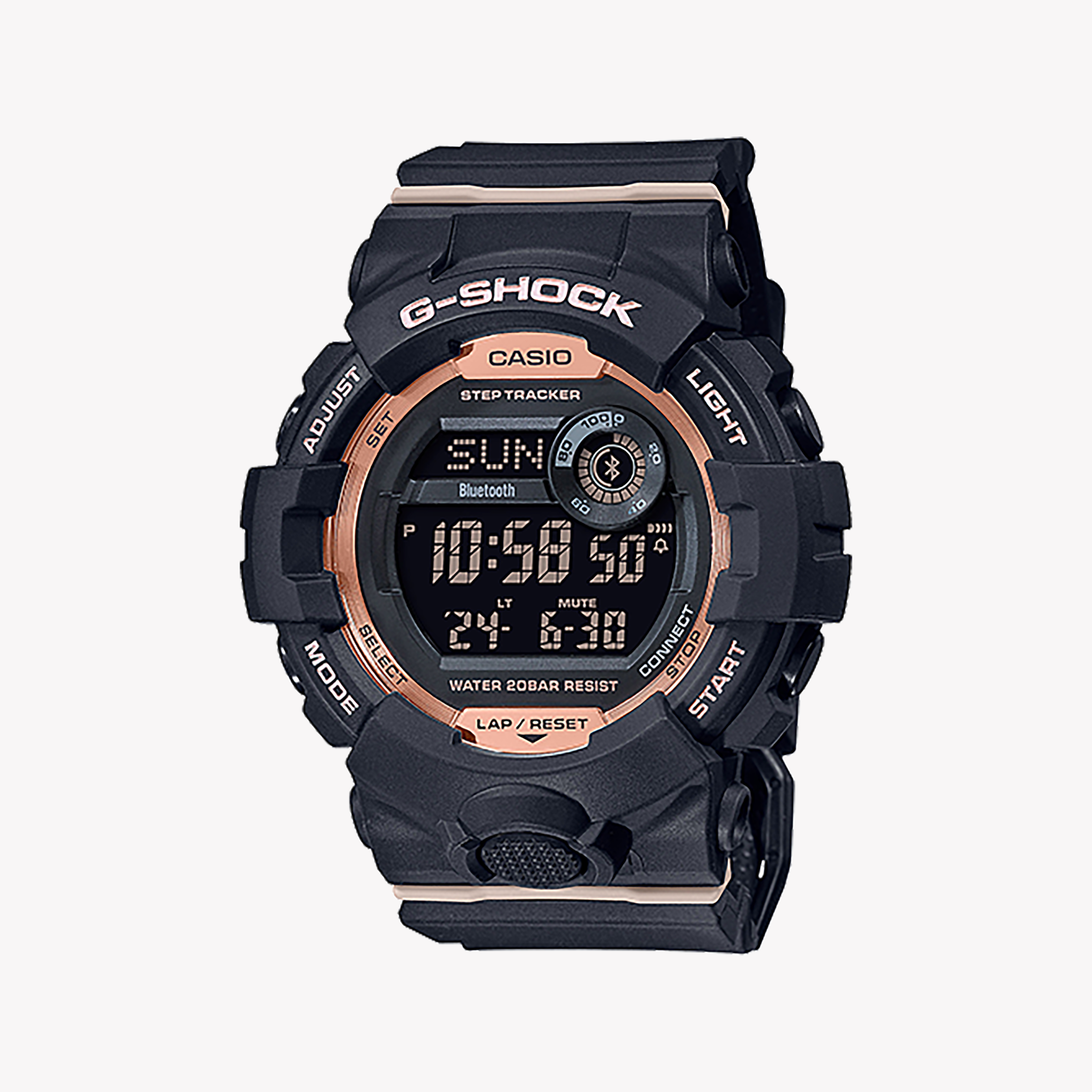 Men's Digital Watches for Collectors-CASIO G-SHOCK GMD-B800-1DR - SPORTY ELEGANCE UNISEX WATCH WITH BLACK RESIN BAND AND DIGITAL DISPLAY
