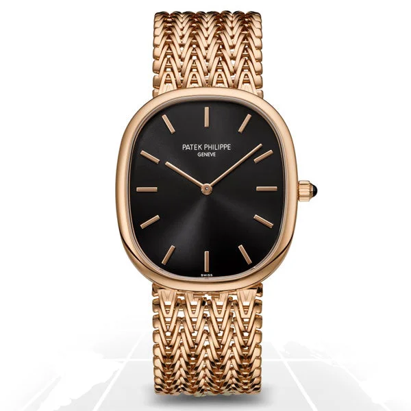 Men's Patek Philippe Watches with Smart Features-Patek Philippe	Golden Ellipse	5738/1R-001