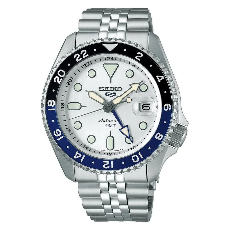 Men's Seiko Holiday Season Watches-Seiko 5 Sports Automatic SKX GMT Watch - SSK033K1