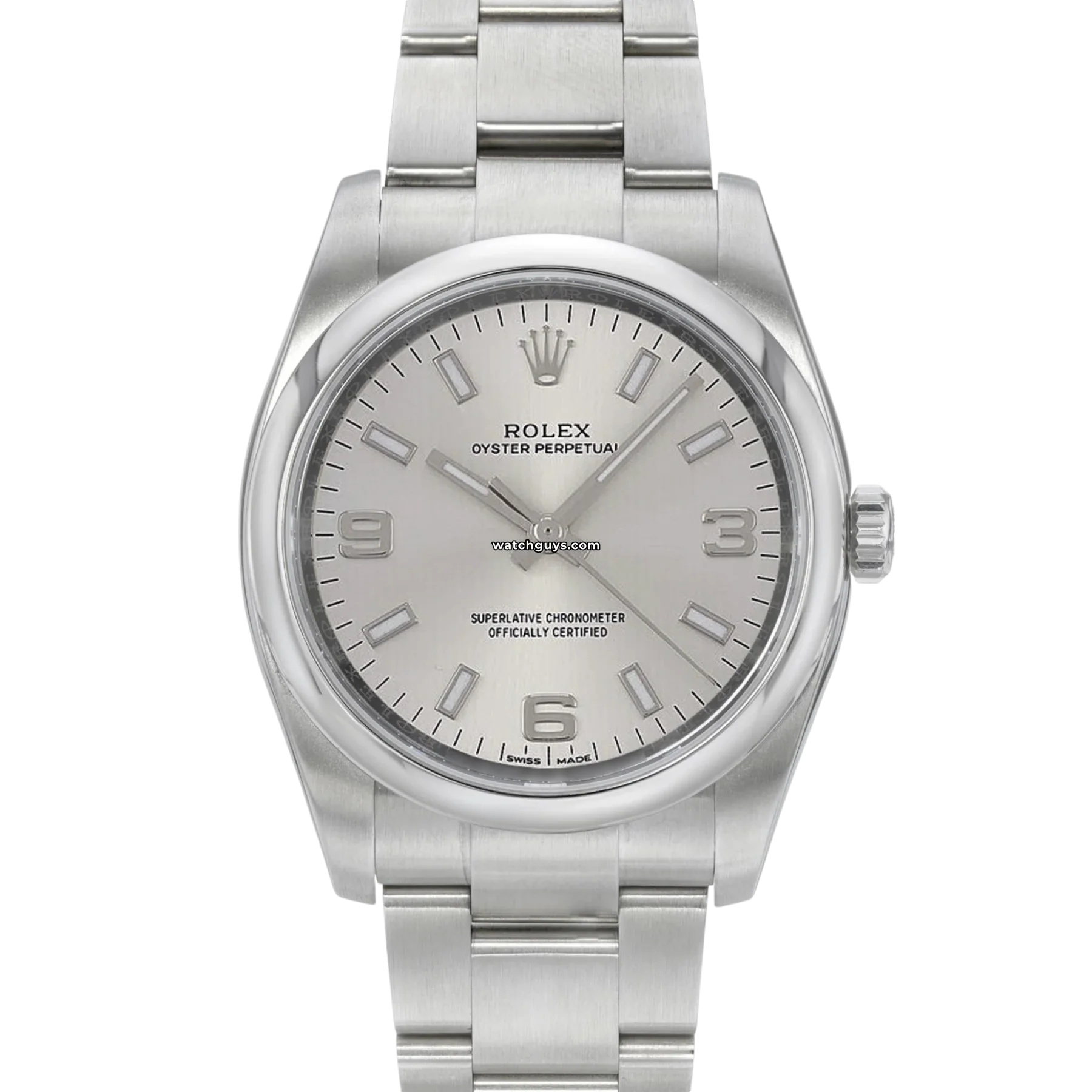 Women's Rolex Autumn Watches-Rolex Oyster Perpetual 116000 Silver
