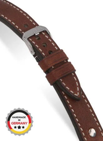 Women's Pilot Watches with UV Sensor-London - Mahogany