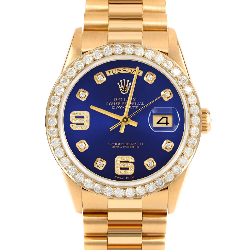 men's Rolex watches with small seconds subdial -Rolex Day-Date 36mm | 18238-BLU-8DA69-25CT-PRS men's Rolex watches with small seconds subdial -Rolex Day-Date 36mm | 18238-BLU-8DA69-25CT-PRS