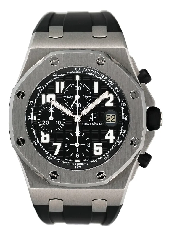 Men's Audemars Piguet Valentine's Day Design Watches-Audemars Piguet Royal Oak Offshore 26170ST Black Dial Mens Watch With Papers