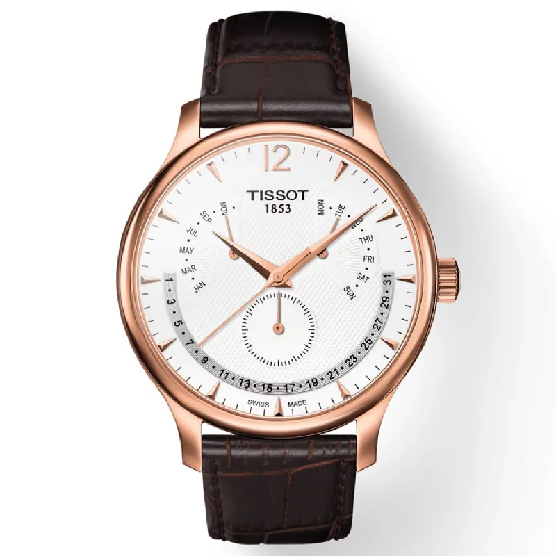 Women's Heritage Watches with Aviation Theme-Tissot T-Classic Silver Dial Men 42mm