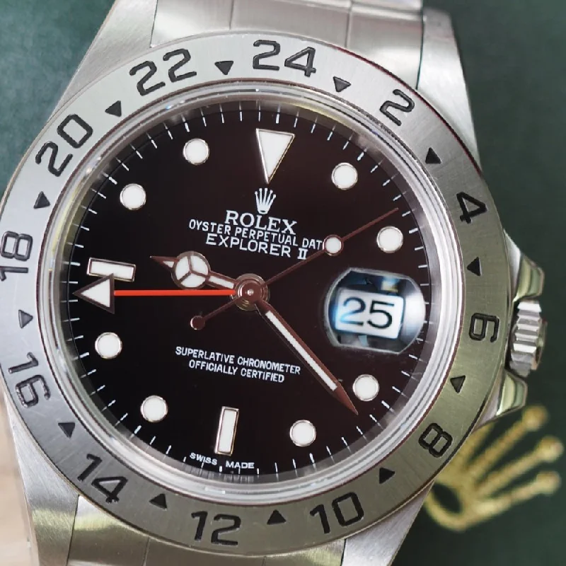 Women's Rolex Thin Case Watches-Rolex Explorer II 16570 (1997)