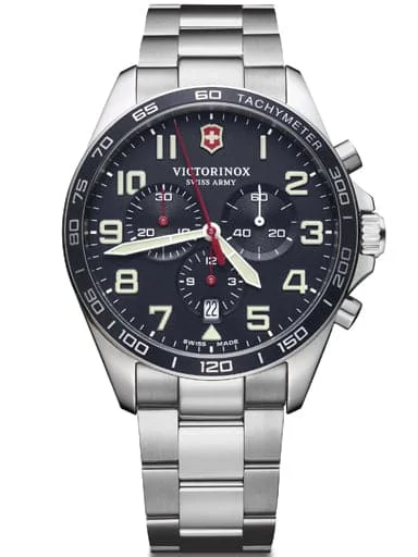 Men's Chronograph Watches with Laser Engraving-Victorinox Fieldforce Chrono 241857
