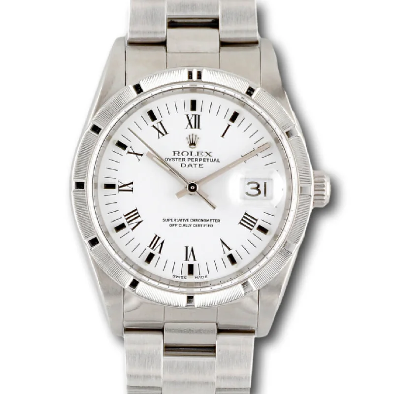men's Rolex watches with meteorite dial -​Rolex Perpetual Date 15210, 2004