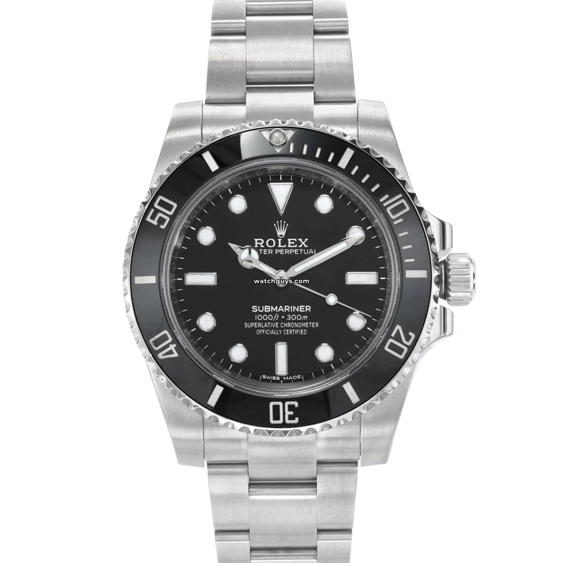 Women's Rolex New Year's Eve Style Watches-Rolex Submariner 114060 No Date
