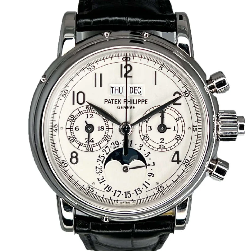 Men's Patek Philippe Watches for Fitness Tracking-Patek Philippe Grand Complications Perpetual Calendar Split Seconds Chronograph 5004P-021