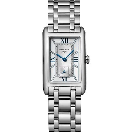 Women's Pilot Watches with Minimalist Style-Longines Dolcevita White Dial Women 23.3mm