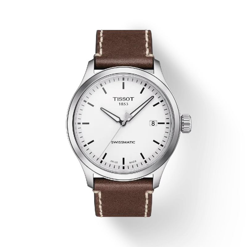 Women's Heritage Watches with Barometer Calibration-Tissot T-Sport White Dial Men 43mm