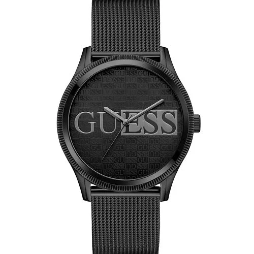 Women's Pilot Watches for Timeless Style-Guess Reputation Black Dial Men 44mm GW0710G3