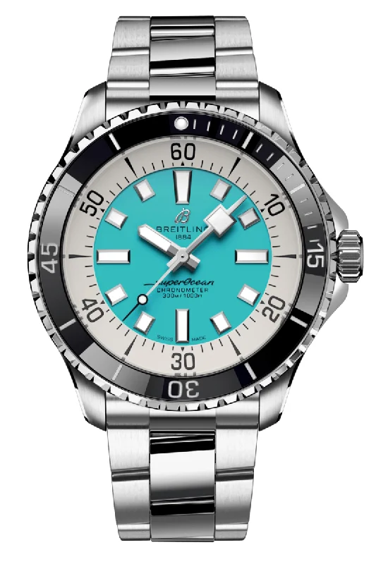 Men's Elegant Style Dress Watches for Sophisticated Taste-Breitling Superocean Automatic 44 A17376211L2A1