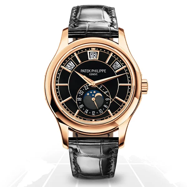 Men's Patek Philippe Watches for Exclusive Owners-Patek Philippe	Complications Annual Calendar Moon Phase	5205R-010