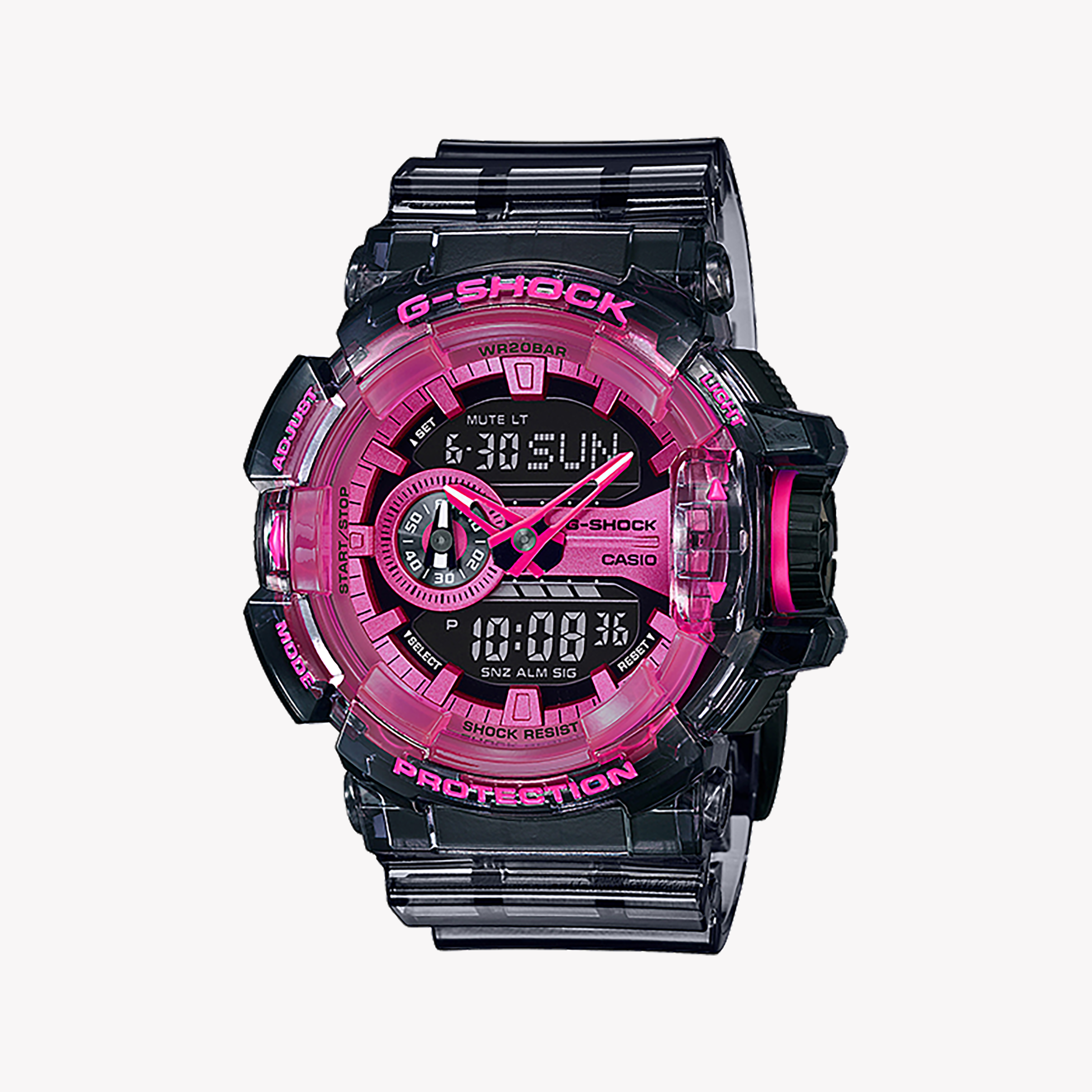 Men's Digital Watches with Countdown Timer-G-SHOCK Men's Black Resin Watch, Digital Dial | GA-400SK-1A4DR