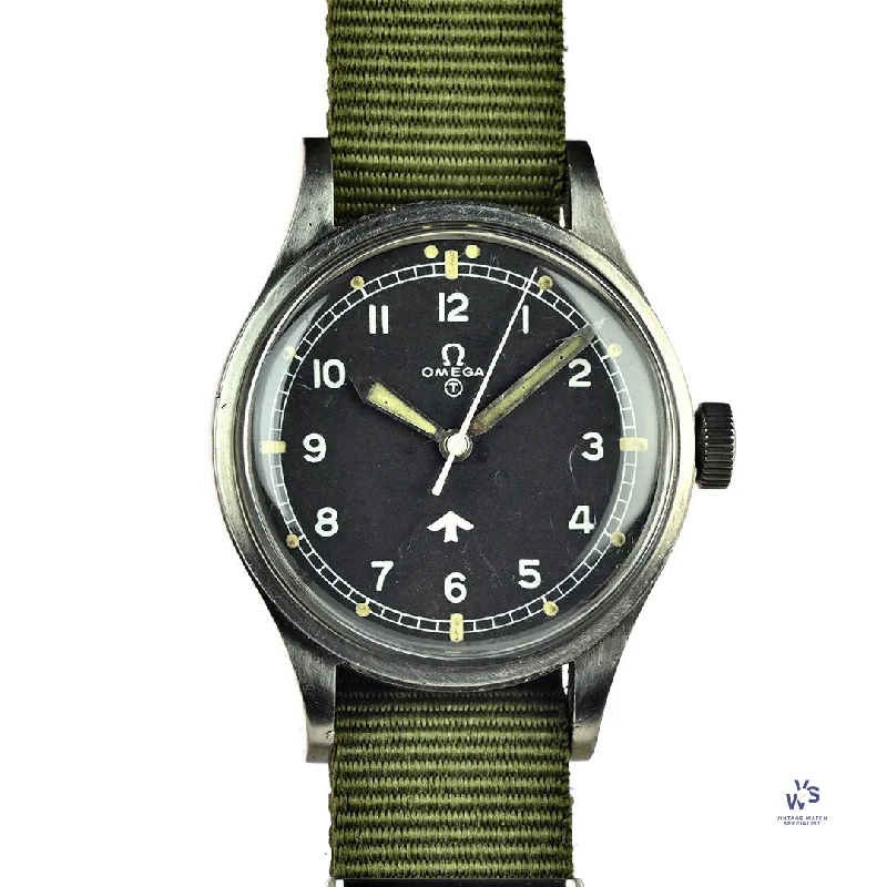 Men's Quartz Military Watches-Omega - 6B/542 - 1953 RAF Military Pilot's or Navigators Watch - Model Reference 2777-1