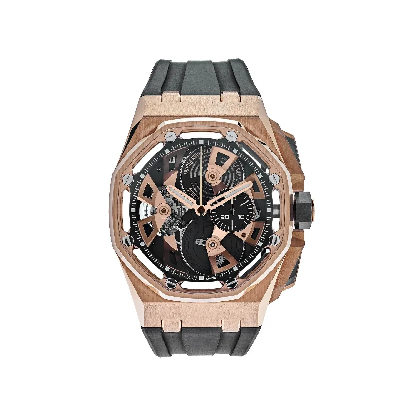 Men's Audemars Piguet Hand-Wound Watches-Audemars Piguet Royal Oak Offshore 26421OR.OO.A002CA.01 Tourbillon Chronograph Limited Edition
