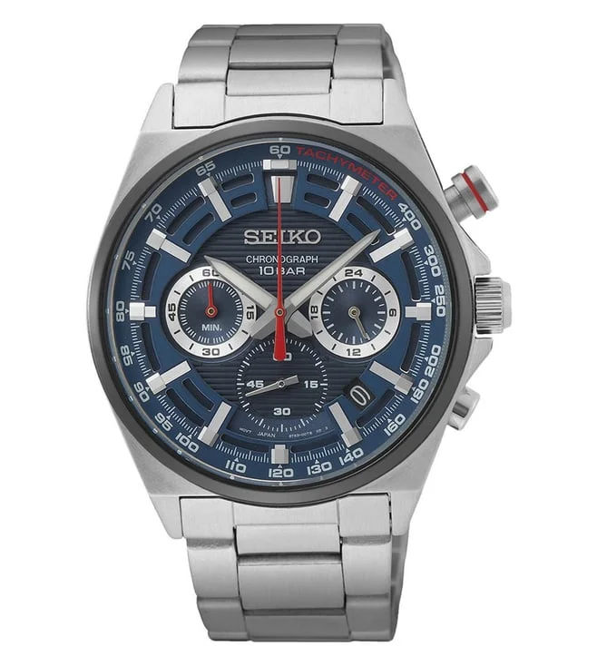 Men's Chronograph Watches for Outdoor Activities-Seiko Dress Chronograph Watch Ssb407P1