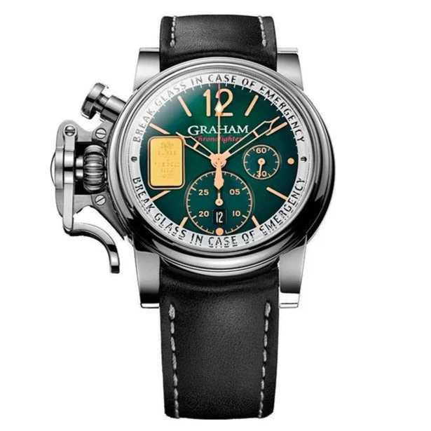 Men's Analog Design Dress Watches with Classic Designs-Graham Chronofighter Vintage Emergency Watch 2CVAS.G06A