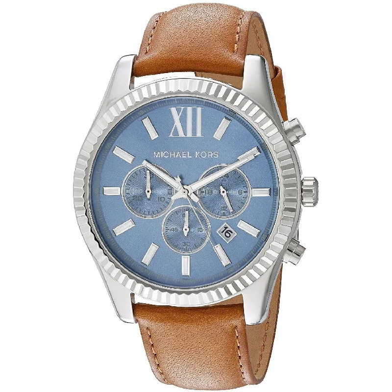 Men's Chronograph Watches with Heart Rate Monitoring-Michael Kors Men's MK8537 Lexington Chronograph Stainless Steel Watch