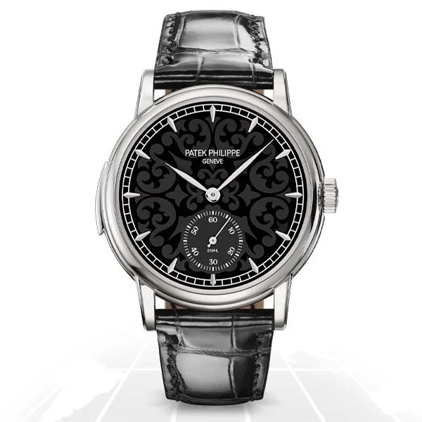 Men's Patek Philippe Watches with Hygrometer Feature-Patek Philippe	Grand Complications Minute Repeater Enamel Dial	5078G-010