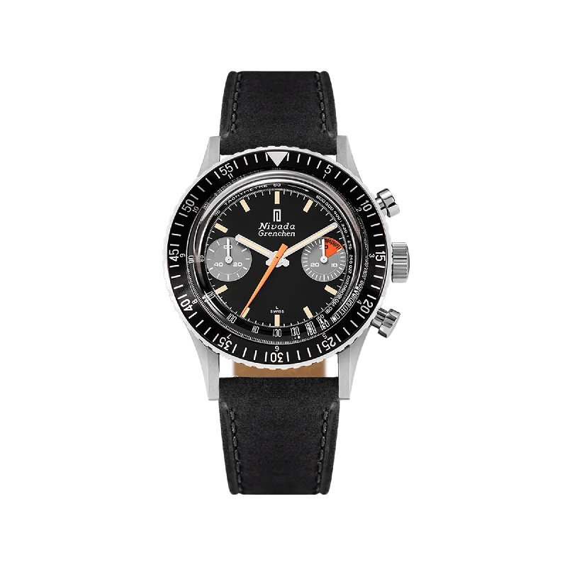 Women's Chronograph Watches for High-End Collectors-Nivada Grenchen Orange Boy "SL" - Manual - 86015M