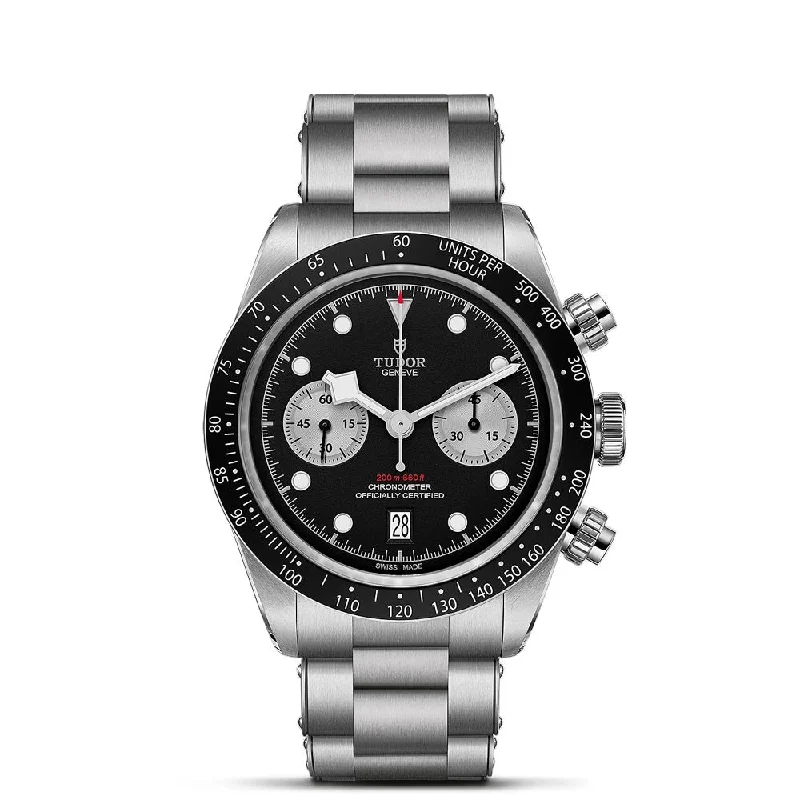 Women's Chronograph Watches with Special Edition-TUDOR Black Bay Chrono 41mm Black Dial Gents Watch M79360N-0001