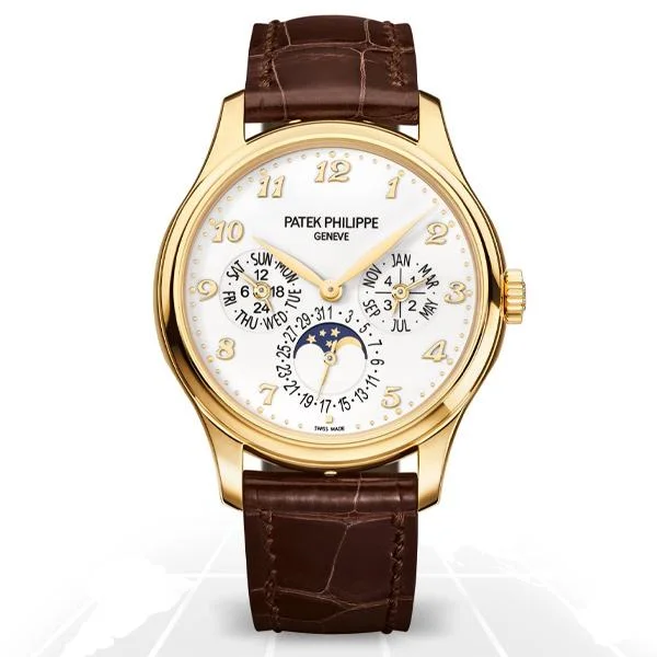 Men's Patek Philippe Watches with Countdown Timers-Patek Philippe	Calatrava Perpetual Calendar	5327J-001