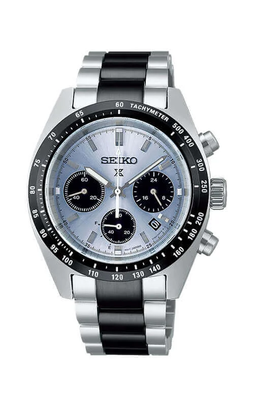Men's Seiko Mechanical Movement Style Watches-Seiko Prospex LTD Speedtimer Watch SSC909P1