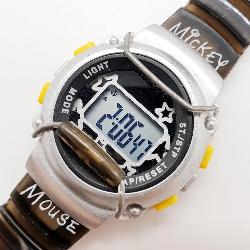 Women's Pilot Watches with Aviation Theme-Mickey Mouse LCD Digital Watch | Disneyland Parks Original Watch Women's Pilot Watches with Aviation Theme-Mickey Mouse LCD Digital Watch | Disneyland Parks Original Watch