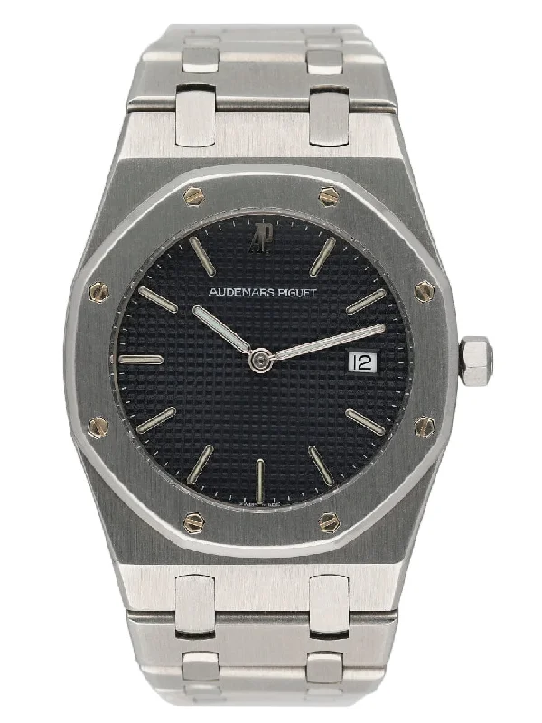 Men's Audemars Piguet Retro Design Watches-Audemars Piguet Royal Oak 56175ST Black Dial Steel Ladies Watch