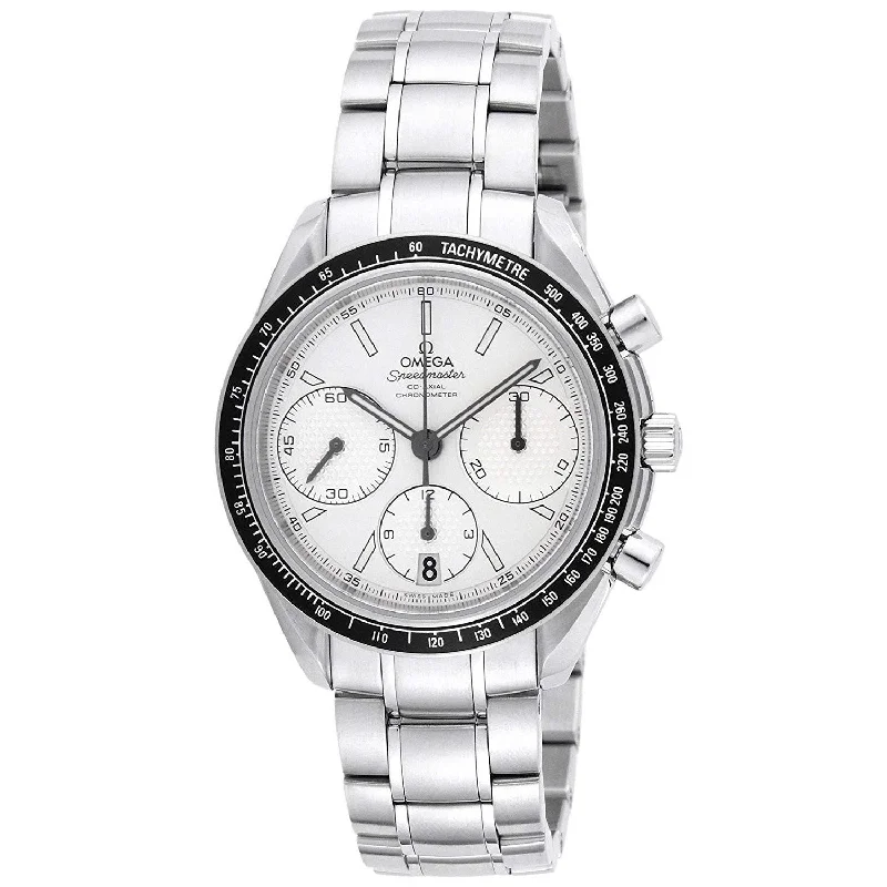 Men's Chronograph Watches for Birthday Gifts-Omega Men's 326.30.40.50.02.001 Speedmaster Racing Chronograph Automatic Stainless Steel Watch