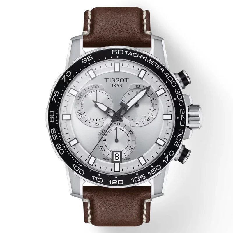 Women's Heritage Watches with Minimalist Style-Tissot T-Sport Silver Dial Men 45.5mm