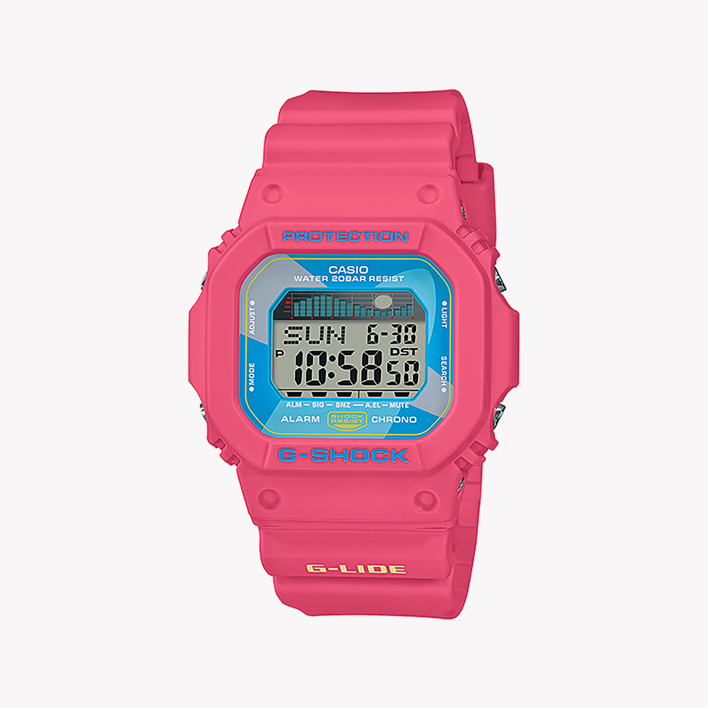 Men's Digital Watches for Timeless Style-CASIO G-SHOCK GLX-5600VH-4DR PINK PARADISE - ADVENTURE-READY UNISEX TIMEPIECE with bold pink design and essential outdoor features