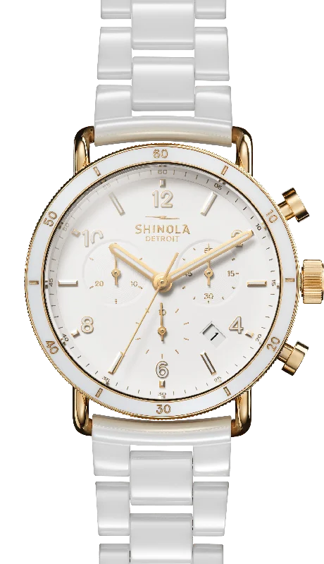 Men's Chronograph Watches with Water Resistance-Shinola Canfield Sport Watch (40mm)