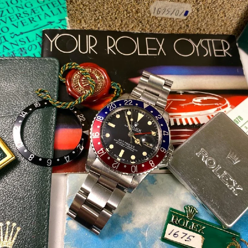 Women's Rolex Square Case Watches-Rolex GMT Master 1675 (1978)