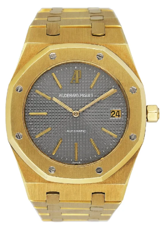 Men's Audemars Piguet Personalized Style Watches-Audemars Piguet Royal Oak Jumbo 5402BA Gray Dial Mens Watch