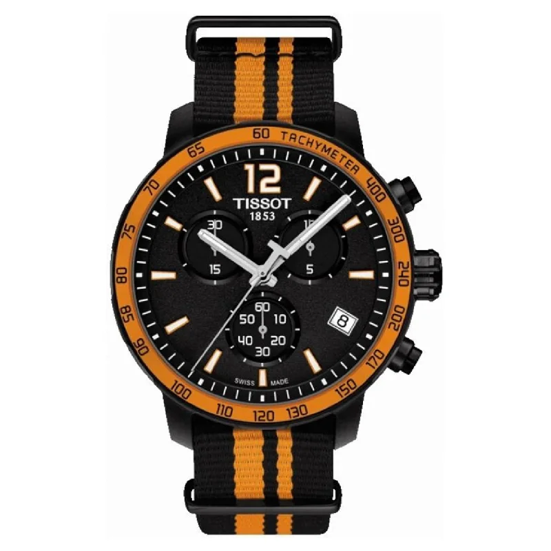 Women's Heritage Watches for Workouts-Tissot T-Sport Black Dial Men 42mm