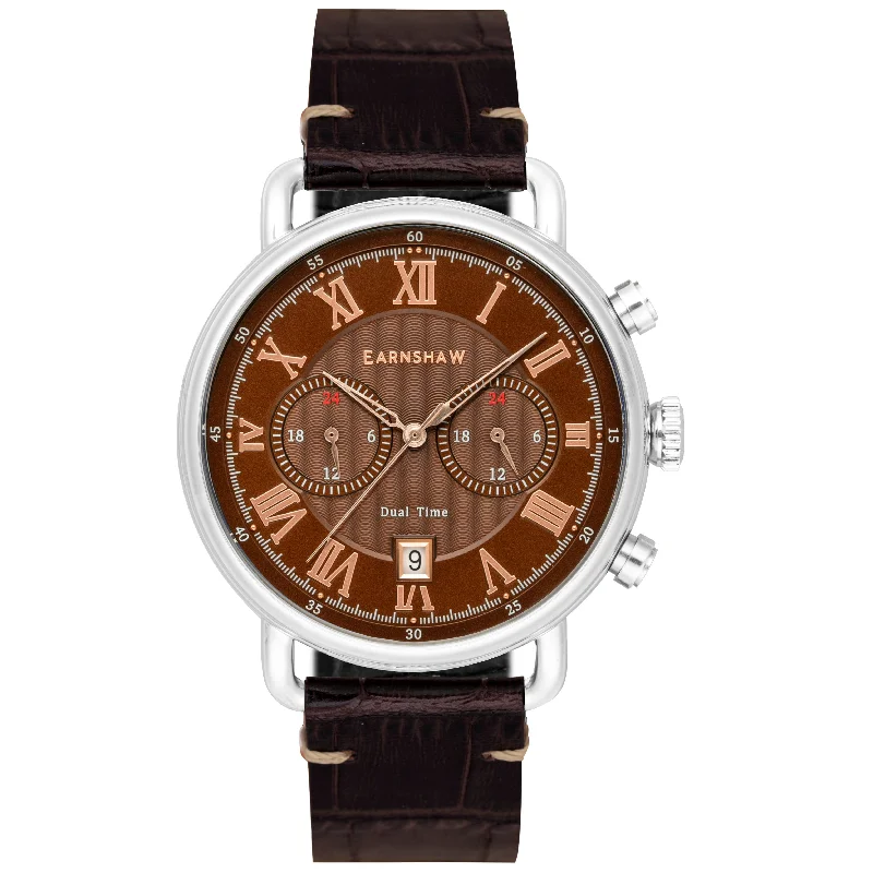 Men's Retro Design Dress Watches with Nostalgic Feel-Thomas Earnshaw Investigator Watch ES-8194-03