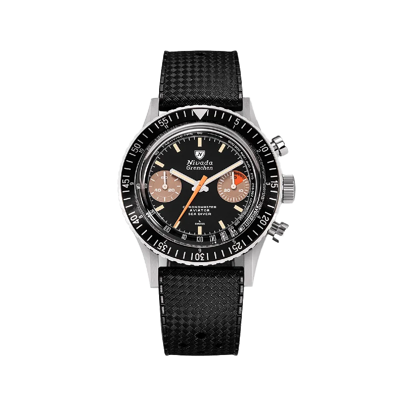 Women's Chronograph Watches with Classic Design-Nivada Grenchen Orange Boy - Manual - 86012M