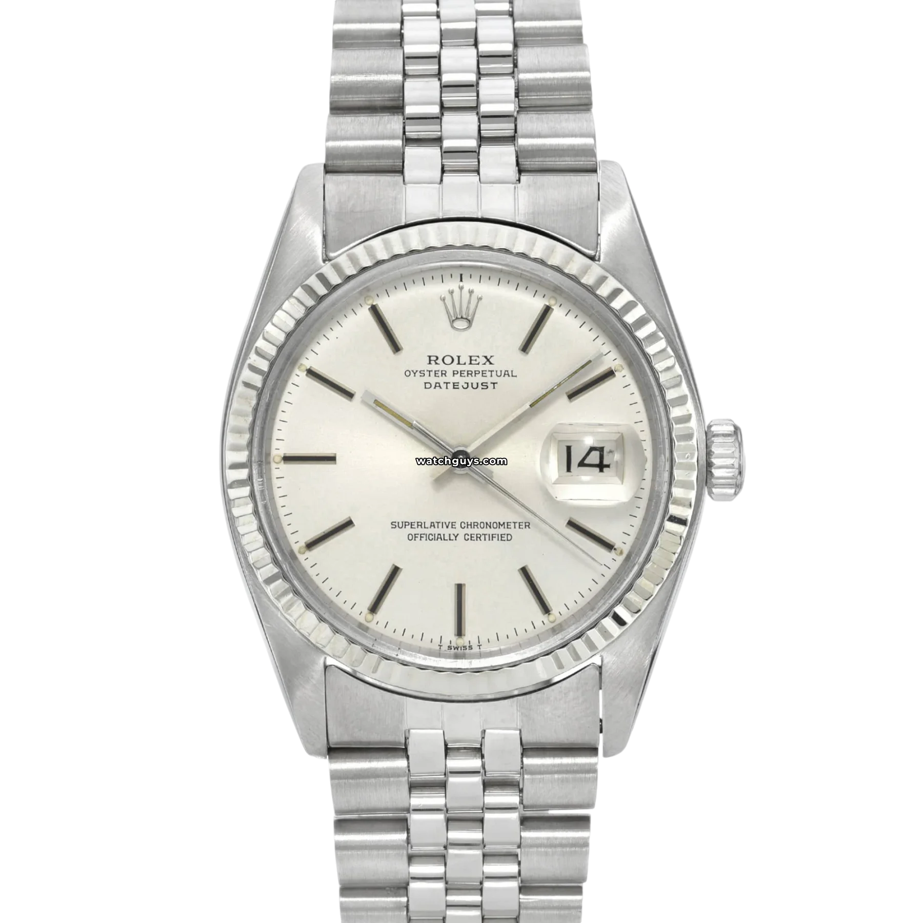 Women's Rolex Vintage Style Watches-Rolex Datejust 16014 Stainless Steel