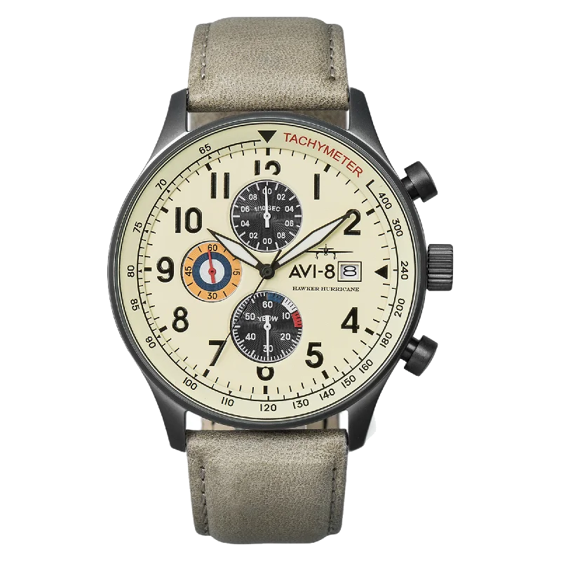 Men's Chronograph Watches for High-End Collectors-Cream Beige