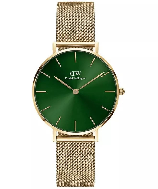 Men's Engagement Dress Watches for Proposal Ideas-Daniel Wellington Petite Emerald  Ladies Watch DW00100480