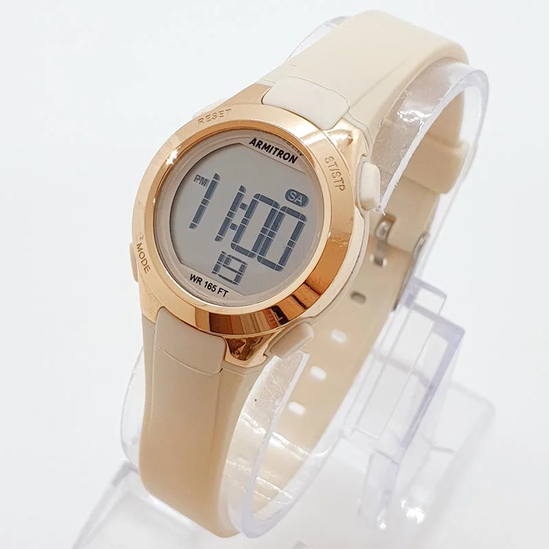 Women's Pilot Watches for Orienteering-Vintage Armitron Digital Chronograph Watch | Ladies Alarm Sports Watch
