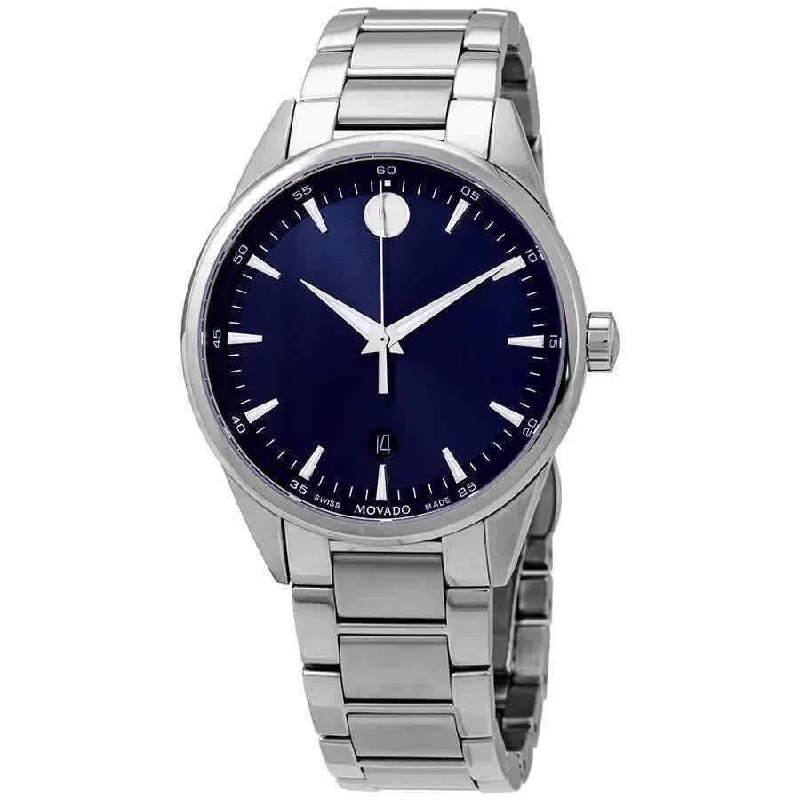 Men's Chronograph Watches for Emergency Signaling-Movado Men's 0607244 Stratus Stainless Steel Watch