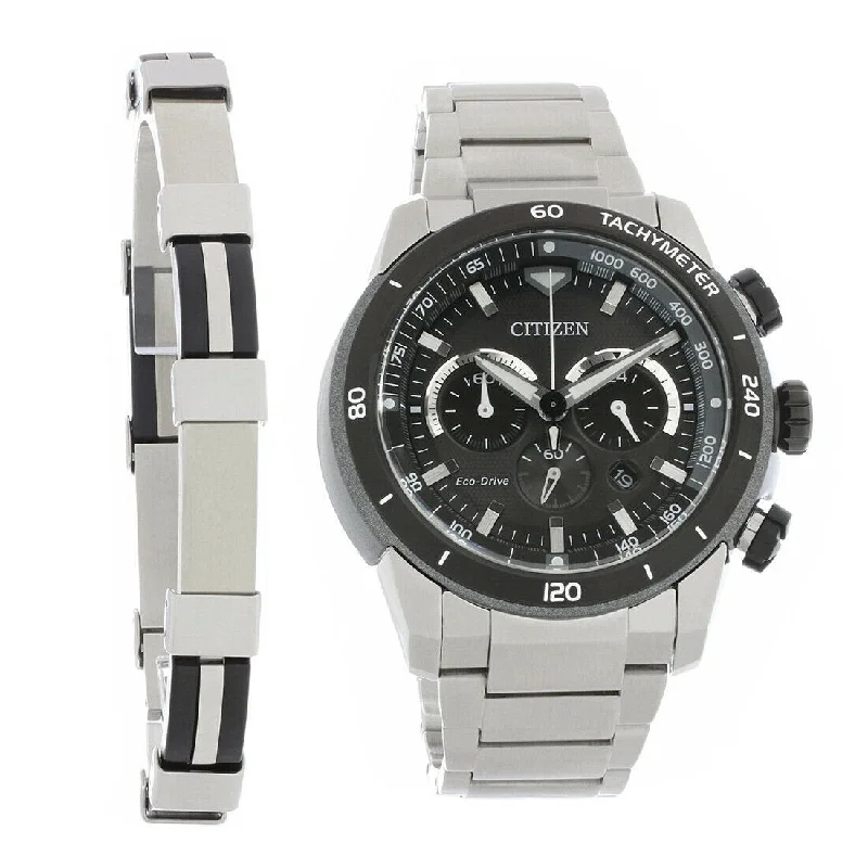 Men's Chronograph Watches with Date Display-Citizen Men's CA4150-67E Ecosphere  Chronograph Gold-Tone Stainless Steel Watch