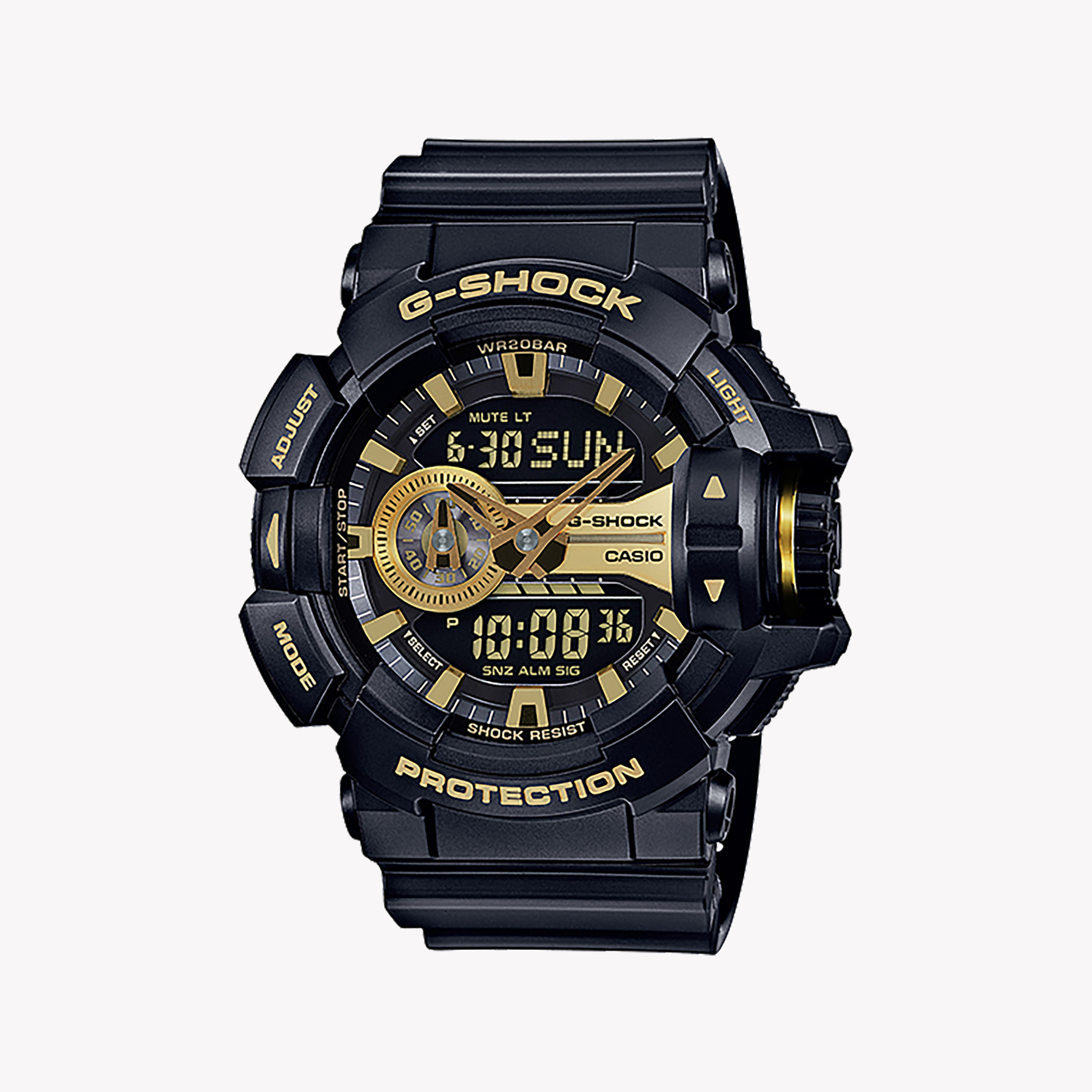 Men's Digital Watches with Special Edition-G-SHOCK Men's Black Resin Watch, Digital Dial | GA-400GB-1A9